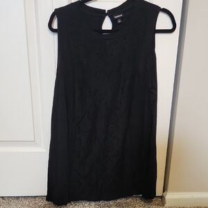 Torrid Black Lace Sleeveless Shirt